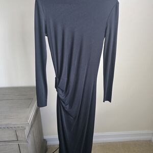 Elegant Black Long Sleeve Dress